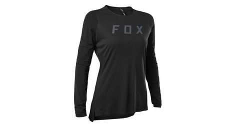 Maillot manches longues femme fox flexair pro noir