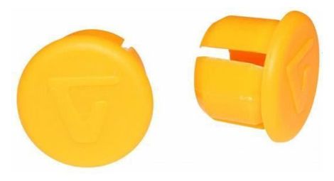 Bouchon de cintre route orange fluo (sur carte par 2)