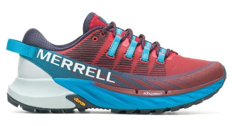Chaussures de Trail Merrell Agility Peak 4 Rouge/Bleu
