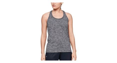 Débardeur noir chiné femme under armour