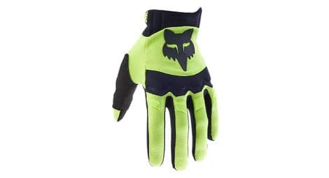 Gants fox dirtpaw jaune fluo