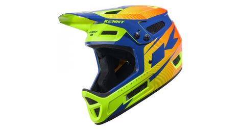 Casco integrale kenny elite navy neon yellow