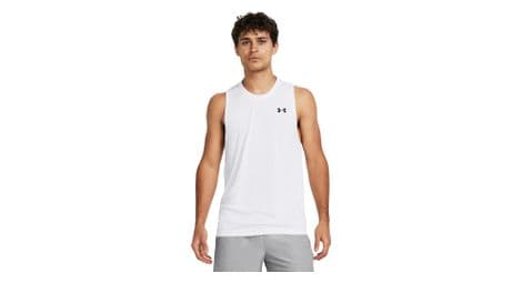 Débardeur under armour tech blanc homme