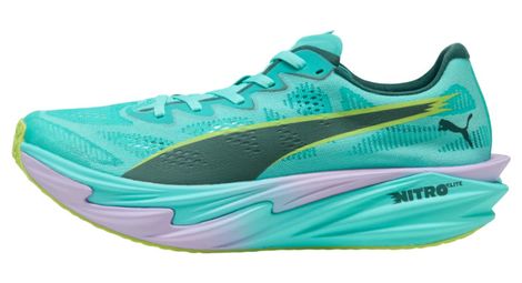 Chaussures Running Puma Deviate Nitro Elite 4 Hyrox Vert Homme