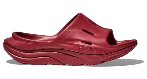 Chaussures Récupération Hoka Ora Recovery Slide 3 Rouge Unisexe