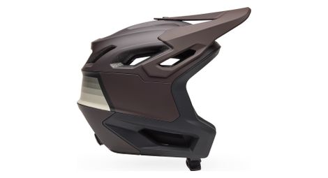 fox dropframe pro grid brown mtb helmet