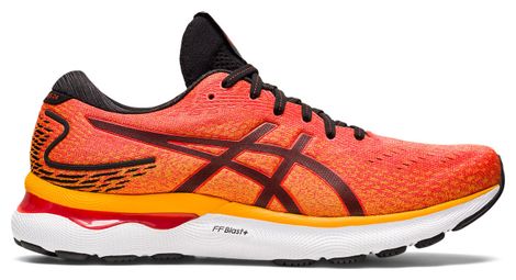 Asics gel nimbus 24 running shoes orange black