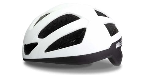 Casque velo rogelli puncta - unisexe - blanc/noir