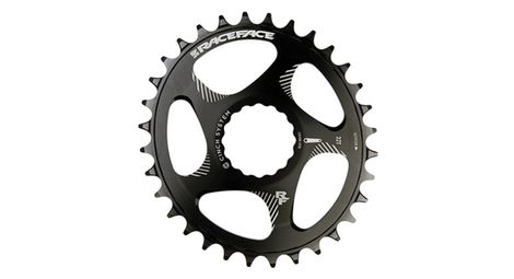 RaceFace Cinch Narrow Wide Direct Mount Plato ovalado Negro