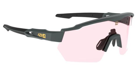Azr kromic race rx matte carbon/black / iridescent pink photochromic lens
