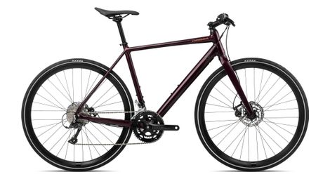 Orbea vector 30 bicicleta de fitness shimano claris 8s 700 mm rojo borgoña metalizado 2024