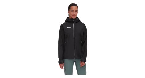 Veste imperméable mammut alto light hooded noir femme