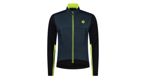 Veste Velo Hiver Rogelli Cadence - Homme - Bleu/Noir/Fluor