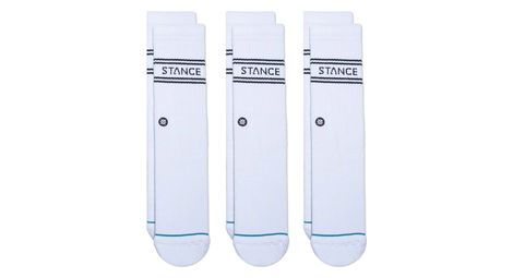 Calzini Stance Basic Crew bianchi (3 paia)