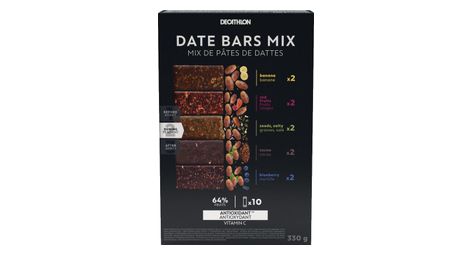 Mix barres énergétiques dattes decathlon nutrition bar date mix - 10x35g