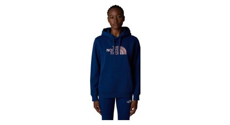 Sweat à capuche the north face drew peak hoodie bleu femme