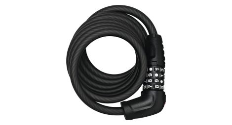 Antivol câble abus spiral 5510c/180/10 180 cm noir