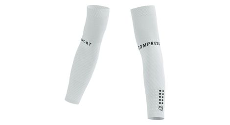 Manchettes Compressport Armforce Blanc