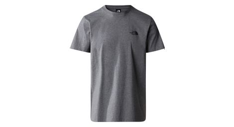 The north face simple dome t-shirt grey xs