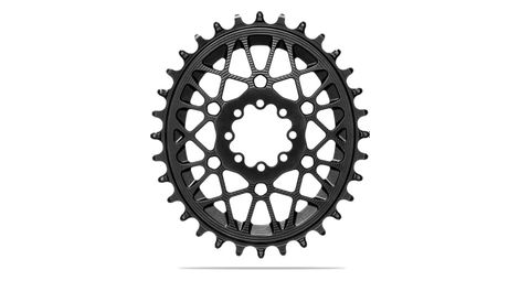 Plateau Ovale AbsoluteBlack Direct Mount 3 mm Offset Sram T-Type Aluminium Noir