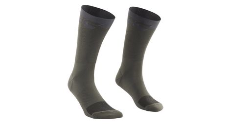 Calcetines mavic ksyrium high caqui/gris