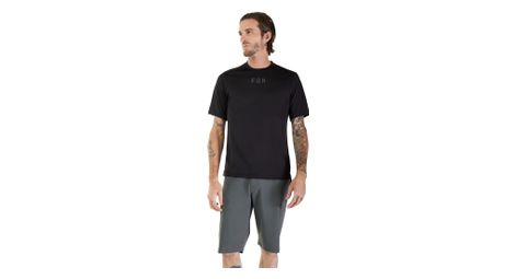 Maillot de manga corta fox ranger wordmark negro para hombre