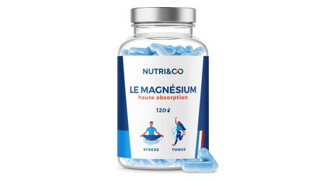Magnésium bisglycinate malate et liposome - tonus & récupération musculaire - 120 gélules