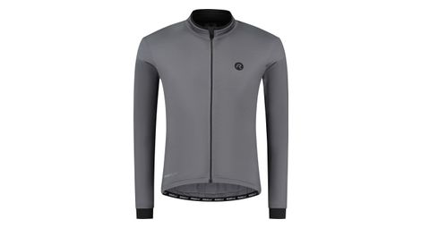 Maillot Manches Longues Velo Rogelli Essential - Homme - Graphite