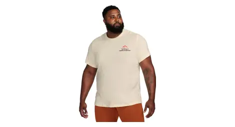 Camiseta nike dri-fit trail blanca