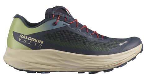 salomon s lab ultra f d h blue green unisex trail running shoes