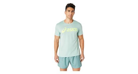Maglia a maniche corte asics core run green yellow uomo