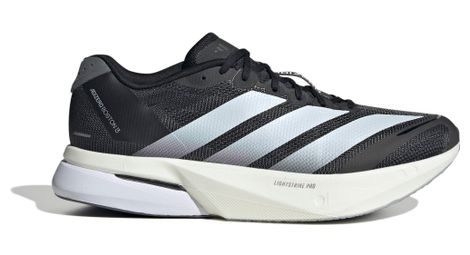 adidas adizero boston 13 running shoes black white men s