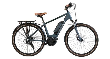 Vélo de ville électrique granville e-urban 30 man shimano tourney/altus 7v 400 wh 700 mm bleu petrol mat 2023