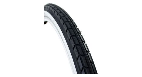 CST Pneu extérieur Tradition 28 x 1.75 Noir/Blanc avec lignes réfléchissantes