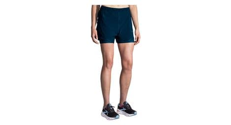 Brooks chaser 5inch shorts blau damen m