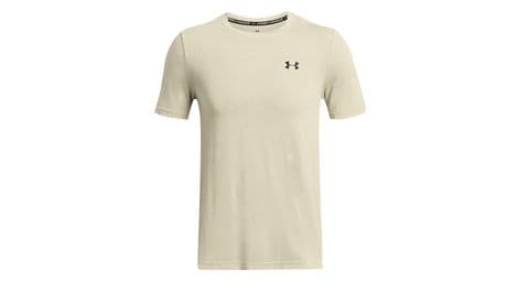 Maillot de manga corta under armour vanish beige sin costuras para hombre