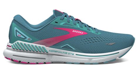 Brooks adrenaline gts 23 scarpe da corsa da donna blu/rosa