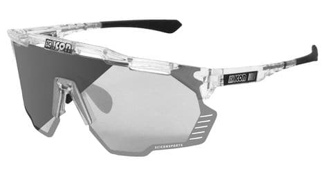 Scicon sports aeroshade kunken lunettes de soleil de performance sportive (scnpp silver fotocromic/briller)