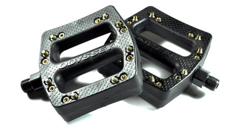 Odyssey og/pc flat pedals black