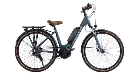 Vélo de ville électrique granville e-urban 30 unisex shimano tourney/altus 7v 400 wh 700 mm bleu petrol mat 2023