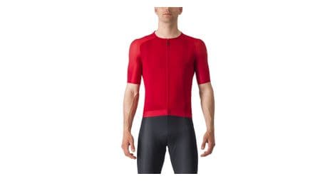 Maillot manches courtes castelli aero race 7.0 rouge