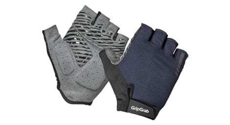 Guantes de dedos cortos gripgrab expert rc maxazules / grises l