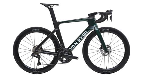 Bicicletta da strada Van Rysel RCR-F Pro Shimano Ultegra Di2 12V 700 mm Verde scuro/Nero 2026