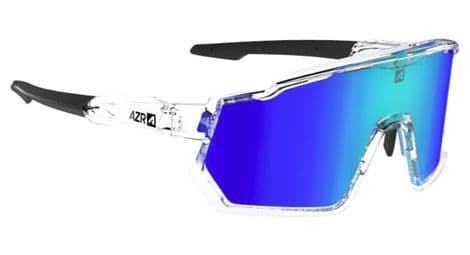 Coffret lunettes azr pro race rx crystal verni/noir / écran hydrophobe bleu