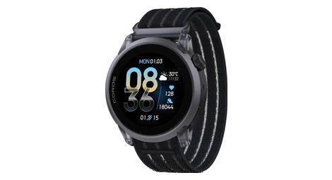 Orologio GPS Coros Pace 4 in alluminio e nylon, nero, Crystal