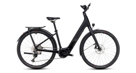 Cube kathmandu hybrid c:62 slx 400x easy entry bicicletta ibrida elettrica shimano deore 12s 400 wh 700 mm carbon grey black 2025
