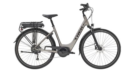 Vélo de ville électrique trek verve+ 2 lowstep bosch 400wh shimano altus 9v matte gunmetal 2023