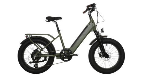 Bicyklet electric shortail cargo bike shimano altus 7s 670 wh 20'' verde khaki