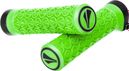 Paar SDG Slater Junior Lock-On Grips Fluorescerend Groen