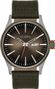 Reloj Unisex Nixon Sentry  NylonPlata/Marrón Claro